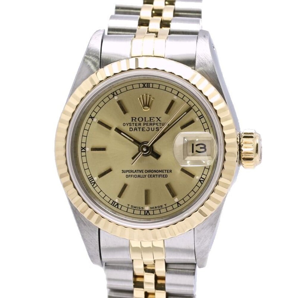 ROLEX Datejust 69173 Women's Watch, Stainless Steel x 18K Yellow Gold, 40461